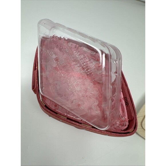 Longaberger 2012 Breast Cancer Horizon of Hope Basket Diamond Shape Lid Liner - Picture 10 of 14